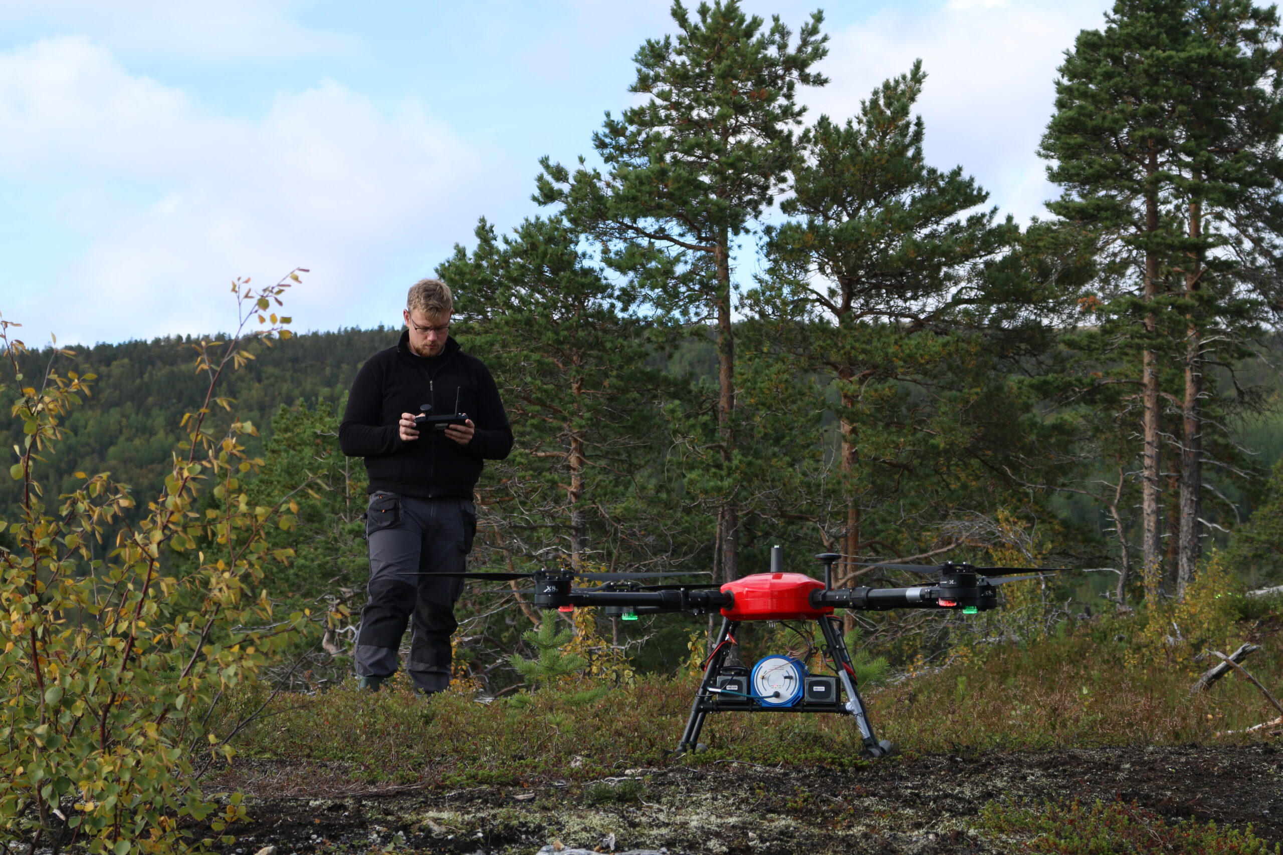 Drone-borne radiometer IFU by Wolfgang Reimer